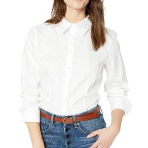 Women's long sleeve wrinkle free button up shirt